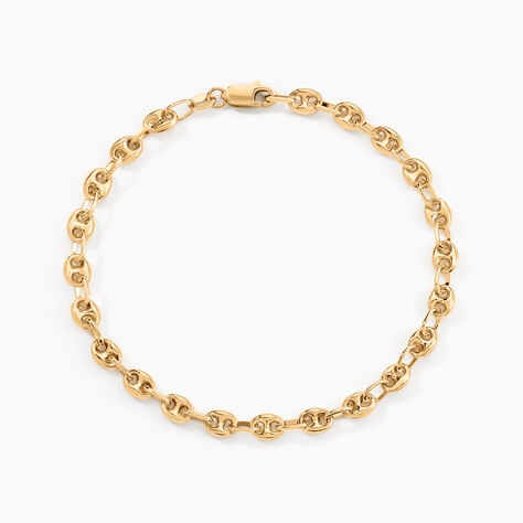 Bracelet Maille Dami Or Jaune - Bracelets cha&icirc;ne Homme | Histoire d&rsquo;Or