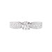 Bague Solitaire Stockholm Or Blanc Diamant Synthetique - Bagues solitaires Femme | Histoire d’Or