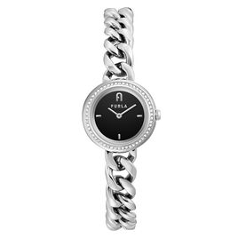 Montre Furla Chain Round Noir - Montres Femme | Histoire d’Or