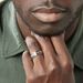 Bague Mollie Acier Blanc - Bagues fantaisie Homme | Histoire d’Or