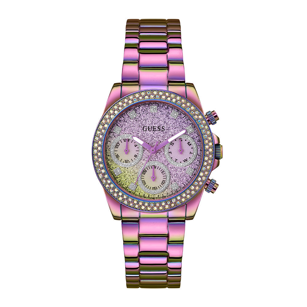 Lot De 5 Montres - Guess Quartz, Solaire, Podomètre, Numérique - Occasion