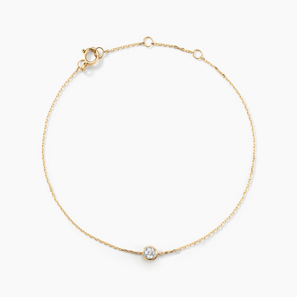 Bracelet Or Jaune Sofia Diamants - Bracelets Femme | Histoire d’Or