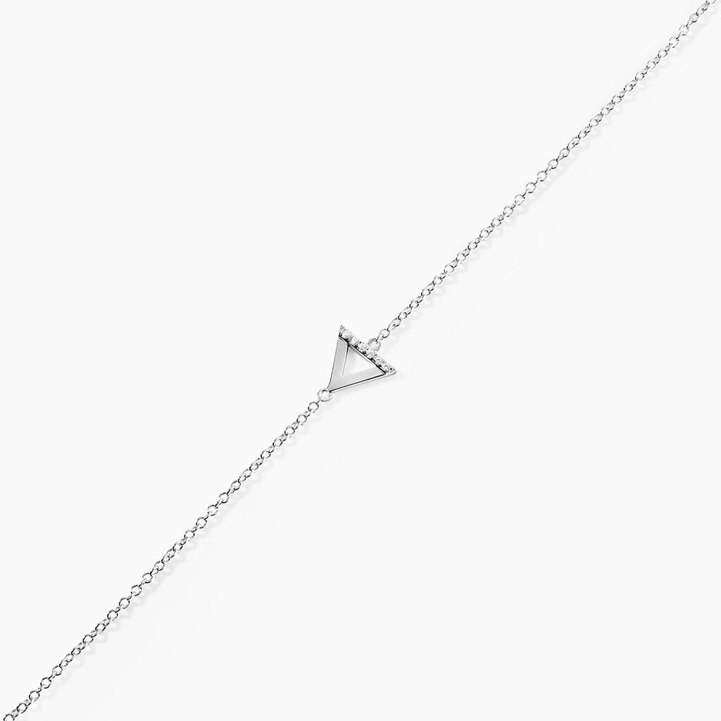 Bracelet Anna Argent Blanc Oxyde De Zirconium - Bracelets Femme | Histoire d&rsquo;Or