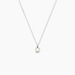 Pendentif Solitaire One Or Blanc Diamant - Pendentifs Femme | Histoire d&rsquo;Or