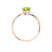 Bague Eva Or Rose Péridot Et Diamant - Bagues solitaires Femme | Histoire d’Or