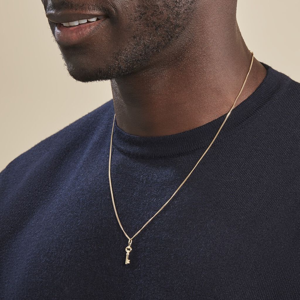 Pendentif Fatilia Clef Coeur Or Jaune - Pendentifs Famille | Histoire d’Or