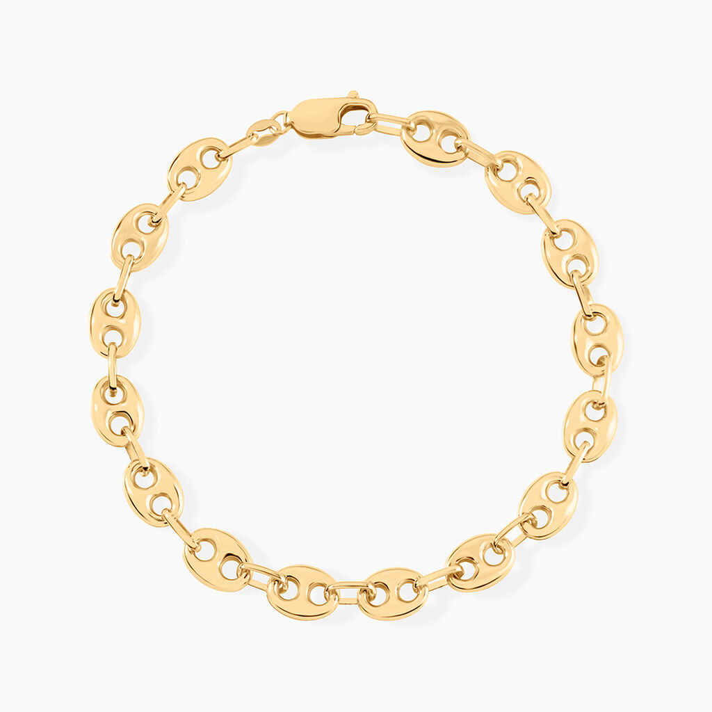 Bracelet Or Jaune Dami - Bracelets cha&icirc;ne Homme | Histoire d&rsquo;Or