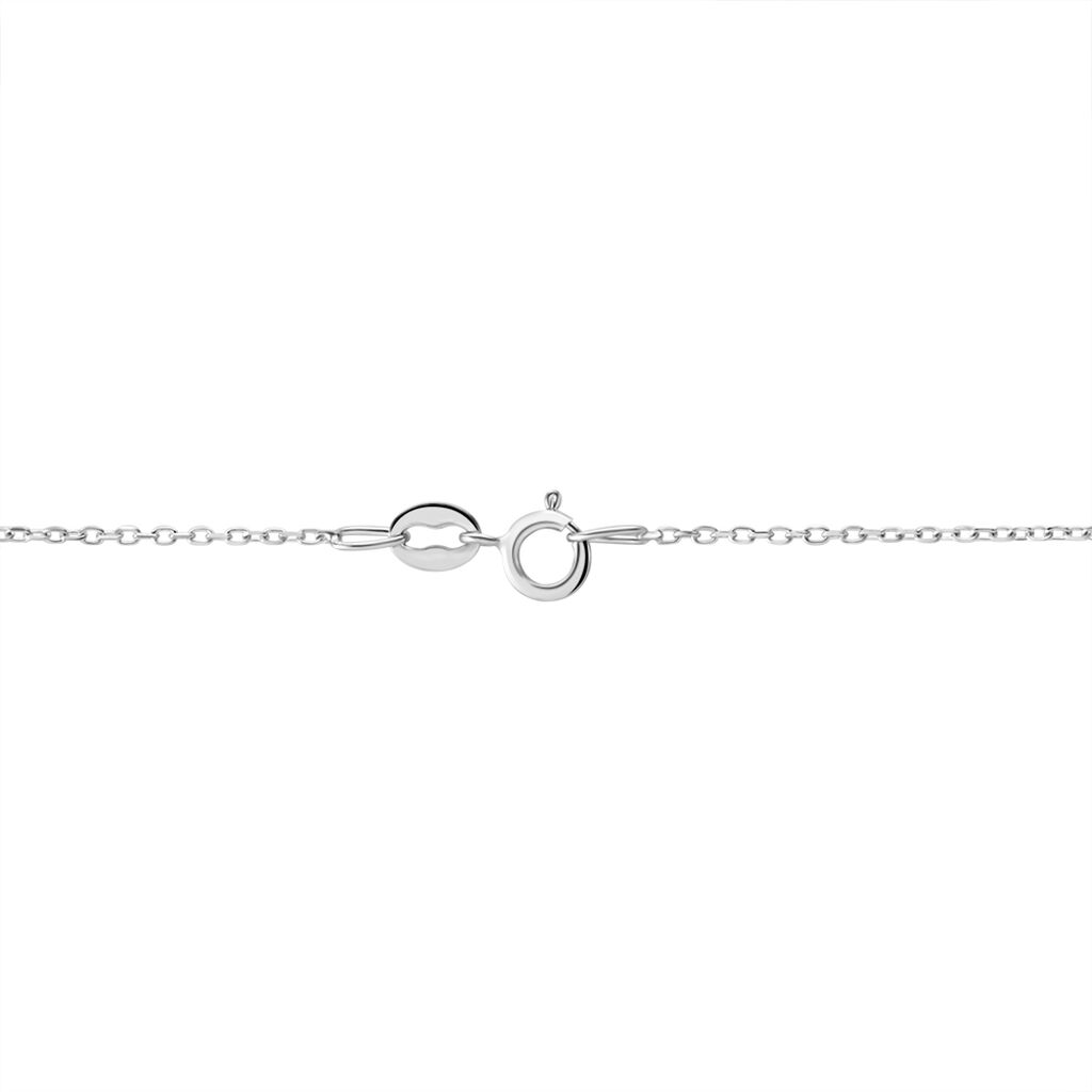 Chaîne Igoa Maille Forçat Diamantee Or Blanc - Chaines Femme | Histoire d’Or