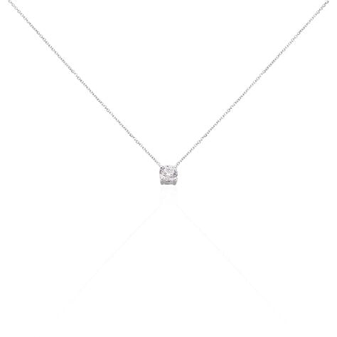 Collier Victoria Or Blanc Diamant - Colliers Femme | Histoire d&rsquo;Or