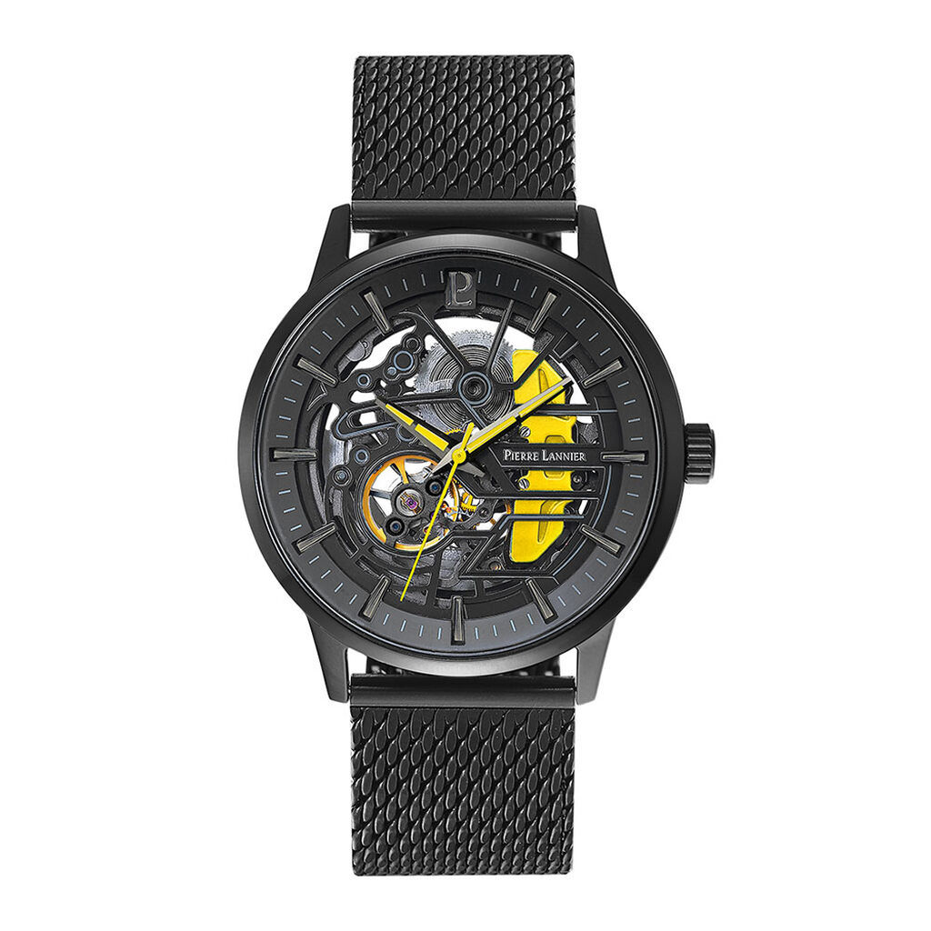 Montre Pierre Lannier Paddock Noir - Montres Homme | Histoire d’Or