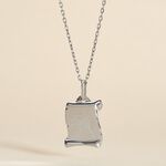 Pendentif Zodiaque Parchemin Argent Blanc - Pendentifs Zodiaque Famille | Histoire d&rsquo;Or