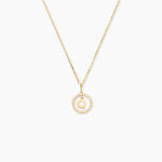 Pendentif Gabe Or Jaune Oxyde De Zirconium - Pendentifs Femme | Histoire d&rsquo;Or