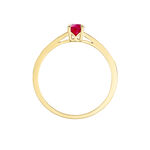 Bague Hardy Or Jaune Rubis Diamant - Bagues solitaires Femme | Histoire d&rsquo;Or