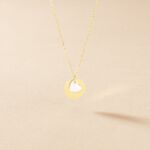 Collier Cleomelia Pastille Or Jaune - Cadeaux de naissance Enfant | Histoire d&rsquo;Or