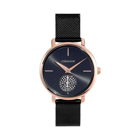 Montre Codhor Amele Noir - Montres Femme | Histoire d&rsquo;Or