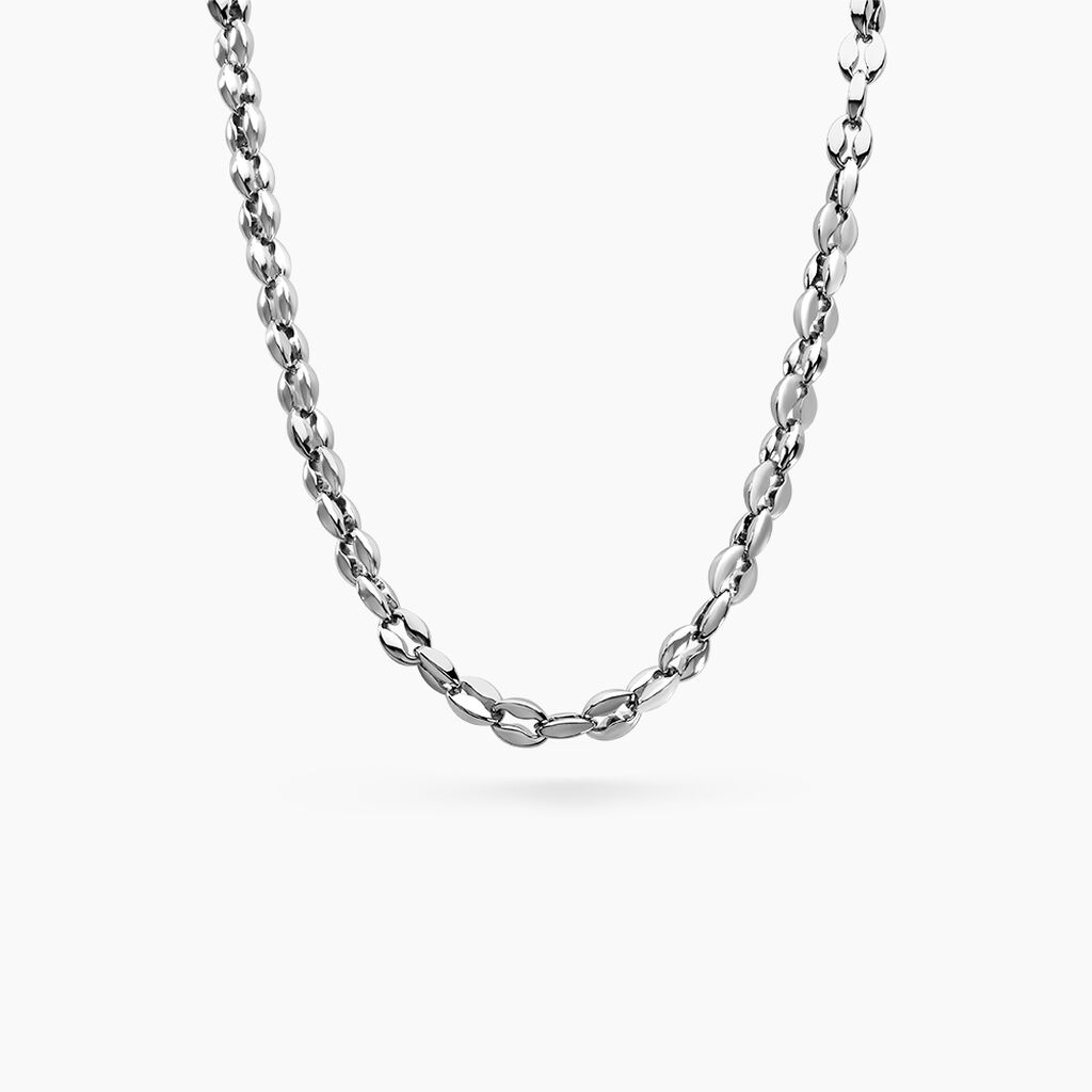 Collier Kresten Acier Argenté - Colliers fantaisie Homme | Histoire d’Or