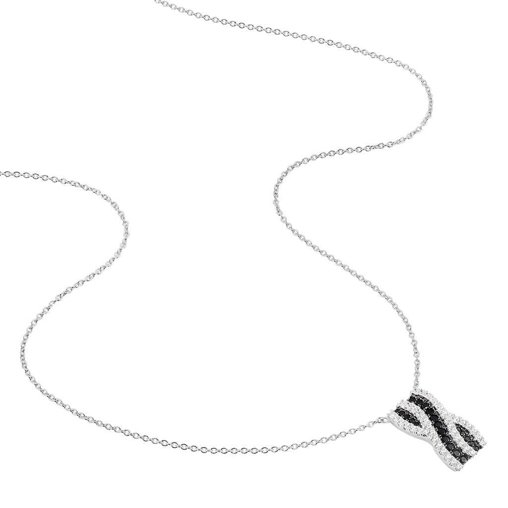 Collier Krista Argent Blanc Oxyde De Zirconium - Colliers fantaisie Femme | Histoire d&rsquo;Or