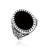 Bague Thimeo Argent Blanc Onyx