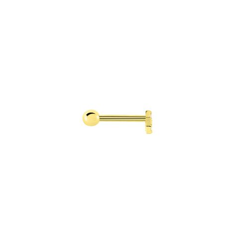Lot De 3 Piercings D'oreille En Acier Chirurgical 316L - Boucles Réglables Pour Tragus, Conque - Couleur Or/argent, Calibre 20G (0,8 Mm) - Avec Pochette Velours
