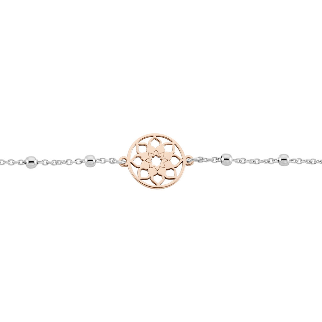 Bracelet Argent Bicolore Vicencio - Bracelets Femme | Histoire d’Or