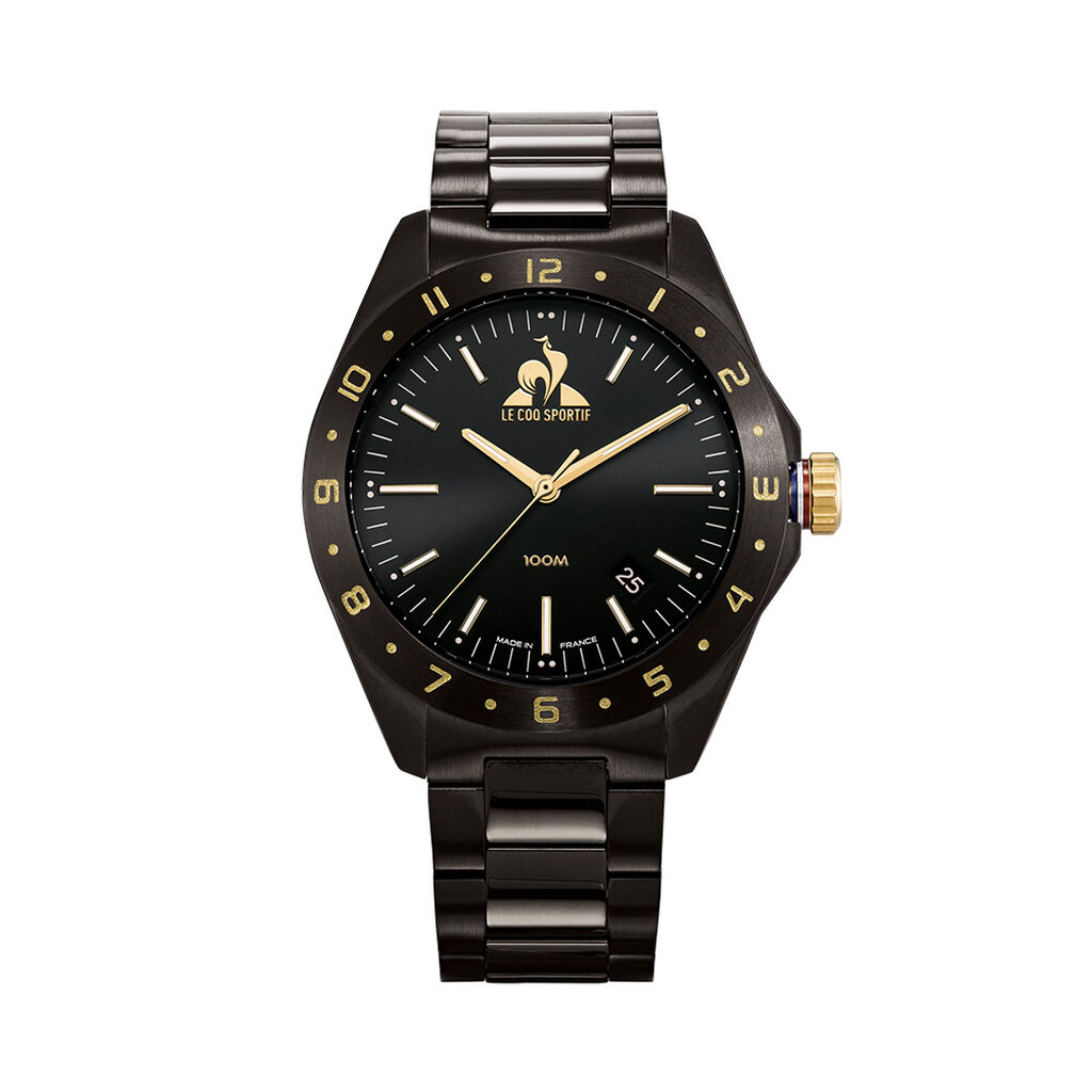 Montre Le Coq Sportif Coq D'or Noir