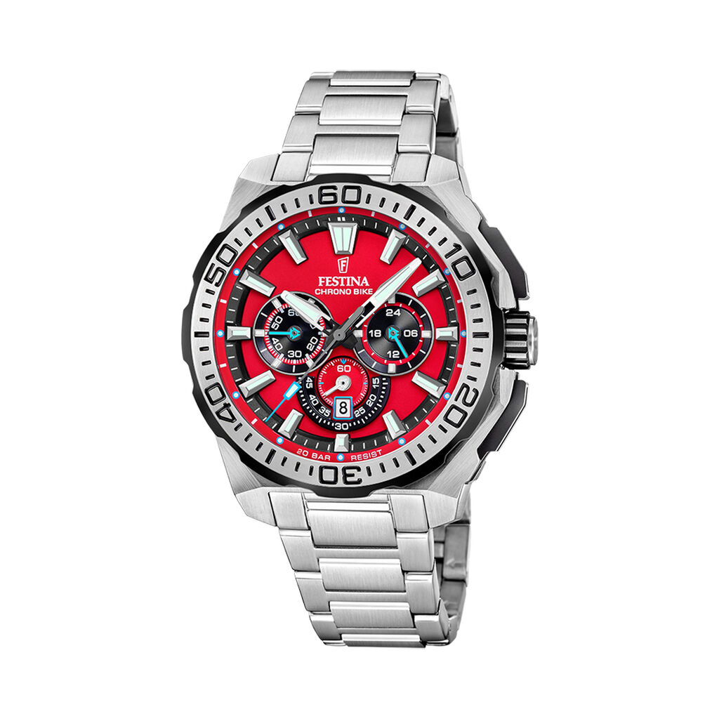 Montre Festina Chrono Bike 2 Rouge - Nouveautés Homme | Histoire d’Or