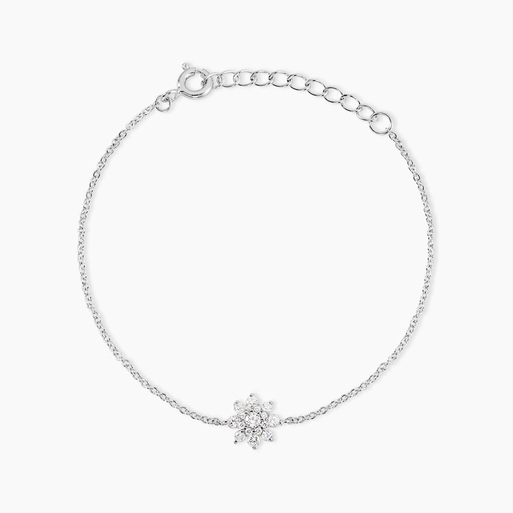 Bracelet Lorraine Argent Blanc Oxyde De Zirconium - Bracelets Femme | Histoire d&rsquo;Or