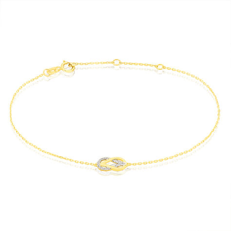 Bracelet Aman Or Jaune Diamant - Bracelets Femme | Histoire d’Or