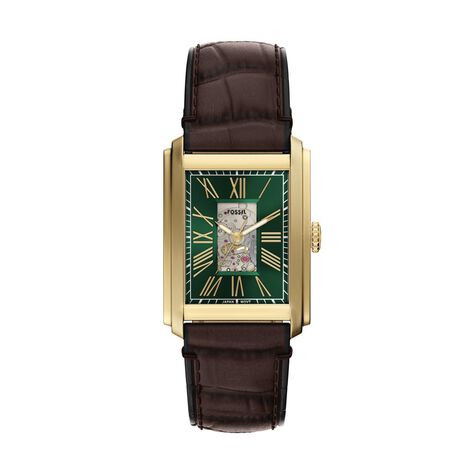 Montre Fossil Carraway Automatic Vert - Montres Homme | Histoire d&rsquo;Or