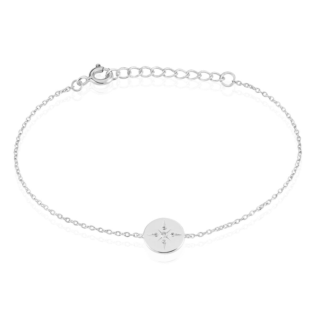 Bracelet Perona Argent Blanc Oxyde De Zirconium - Bracelets Femme | Histoire d&rsquo;Or