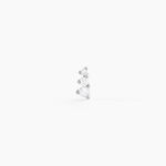 Piercing D'oreille Unitaire Delphie Argent Blanc Oxyde De Zirconium - Piercings d'oreilles Femme | Histoire d&rsquo;Or