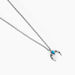 Collier Estrid Argent Blanc Turquoise - Colliers fantaisie Femme | Histoire d’Or