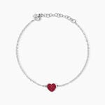Bracelet Lara Argent Blanc - Bracelets Femme | Histoire d&rsquo;Or