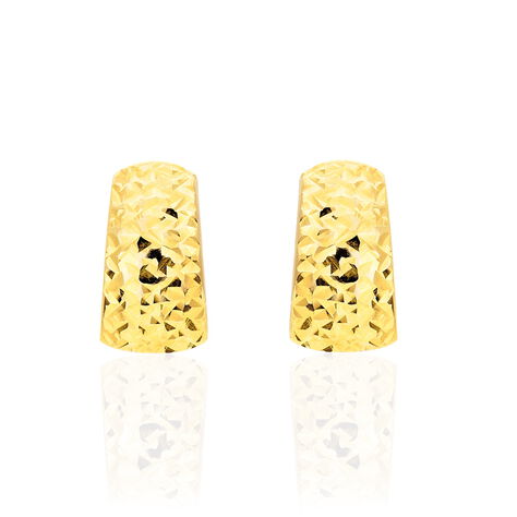 Boucles D'oreilles Puces Sheryne Or Jaune - Clous d'oreilles Femme | Histoire d’Or
