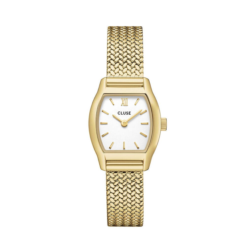 Montre Cluse Tonnette Mini Blanc - F&ecirc;te des m&egrave;res Femme | Histoire d&rsquo;Or