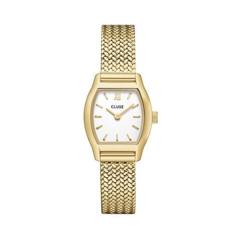 Montre Cluse Tonnette Mini Blanc - F&ecirc;te des m&egrave;res Femme | Histoire d&rsquo;Or