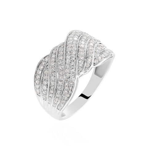 Bague Elfidia Or Blanc Diamant - Bagues avec pierre Femme | Histoire d’Or