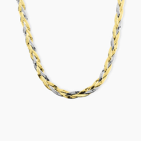 Collier Elae Argent Bicolore - Chaines Femme | Histoire d’Or