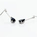 Boucles D'oreilles Pendantes Goutte Or Blanc Saphir - Boucles d'oreilles pendantes Femme | Histoire d’Or