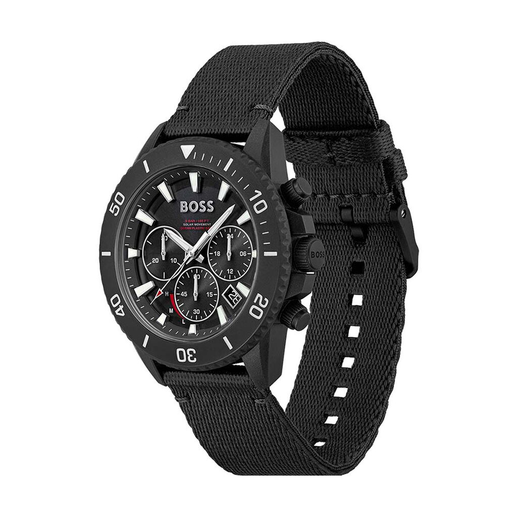 Montre Boss Admiral Sustainable Noir - Montres Homme | Histoire d’Or