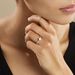 Bague Solitaire Laetitia Or Blanc Diamant Synthetique - Bagues solitaires Femme | Histoire d’Or