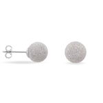 Boucles D'oreilles Puces Ayana Argent Blanc - Boucles d'oreilles fantaisie Femme | Histoire d&rsquo;Or