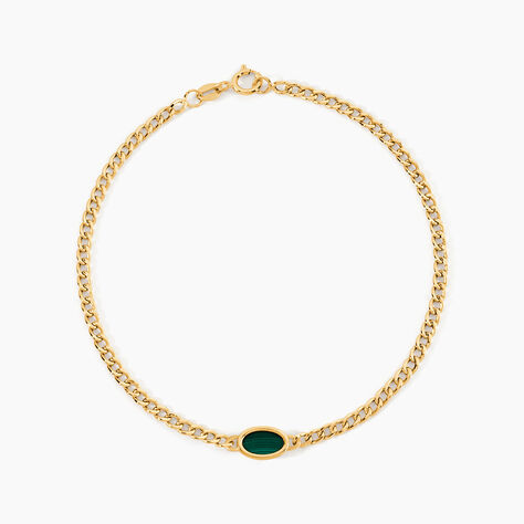 Bracelet Chao Or Jaune Malachite - F&ecirc;te des m&egrave;res Femme | Histoire d&rsquo;Or