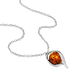 Collier Mukaddes Argent Blanc Ambre - Colliers Coeur Femme | Histoire d’Or