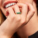 Bague Margaux Or Jaune Emeraude Et Diamant