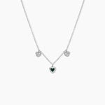 Collier Lovia Argent Blanc Malachite Oxyde De Zirconium - Colliers fantaisie Femme | Histoire d&rsquo;Or