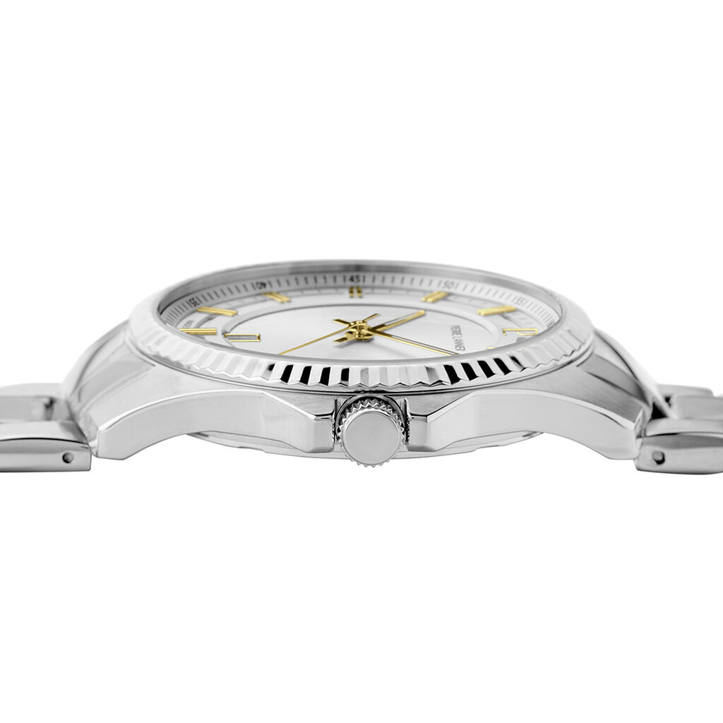Montre Pierre Lannier Lannier Metropolitain 40 Argent&eacute; - Montres &eacute;tanches Homme | Histoire d&rsquo;Or