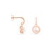 Boucles D'oreilles Pendantes Olivia Argent Rose Perle Culture Oxyde - Boucles d'oreilles fantaisie Femme | Histoire d’Or