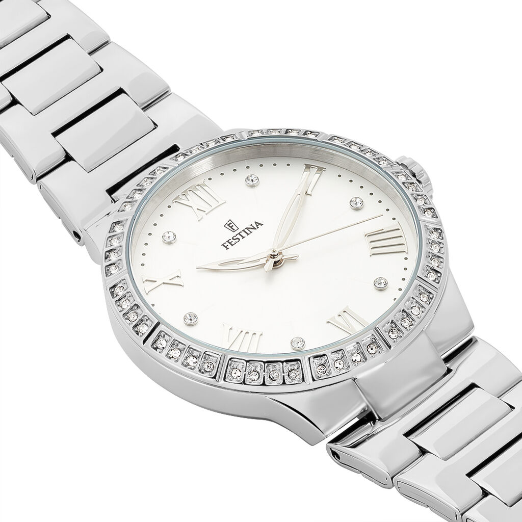 Montre Festina Boyfriend Blanc - Montres Femme | Histoire d&rsquo;Or