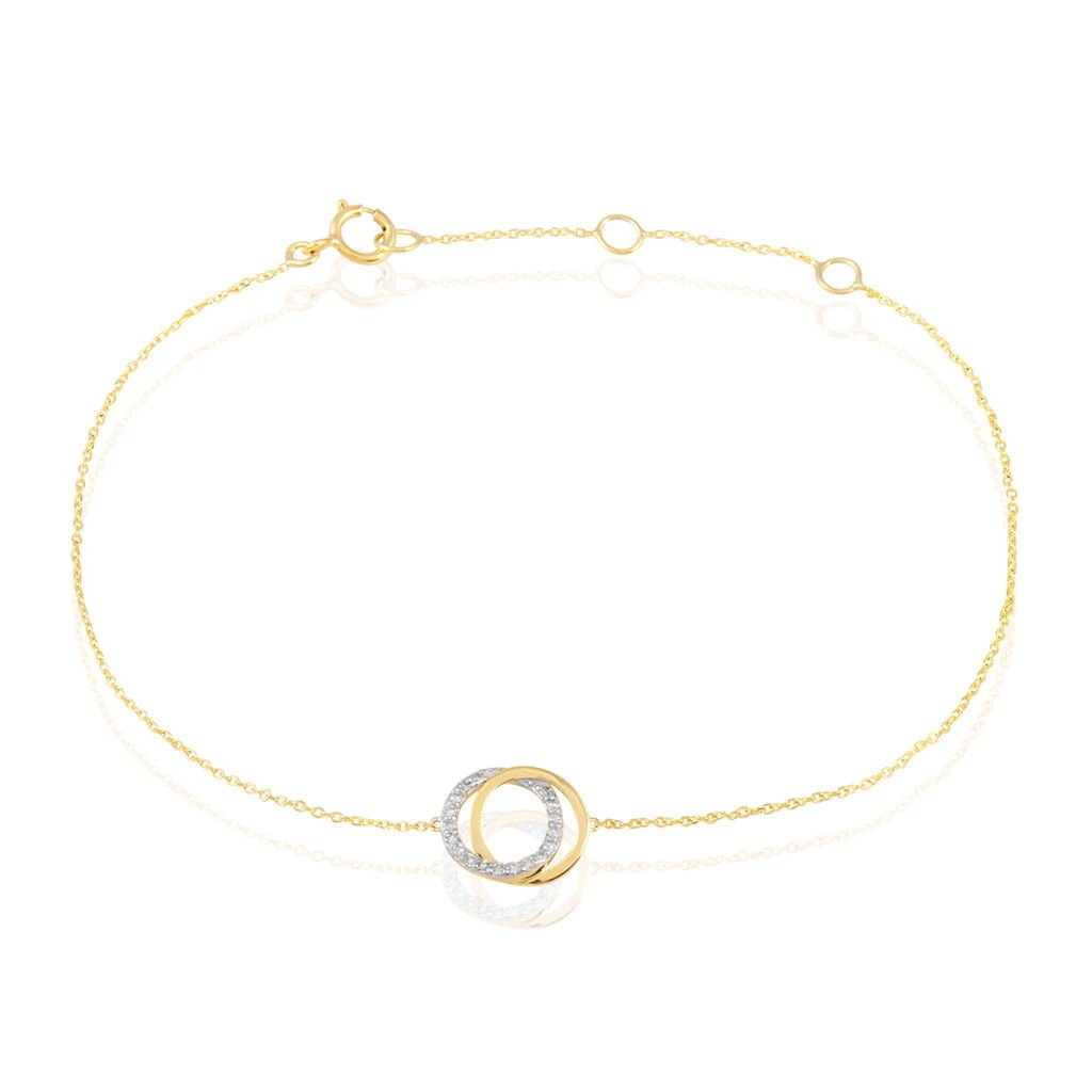 Bracelet Absolu Or Bicolore Diamant - Bracelets Femme | Histoire d&rsquo;Or